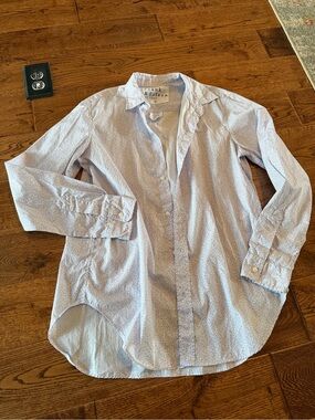 Frank & Eileen Light Blue Tiny Dot Button-Down Shirt
